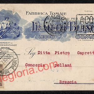 ag5942 - CARTOLINA D'EPOCA - Lecco Città - Fratelli Bianchi