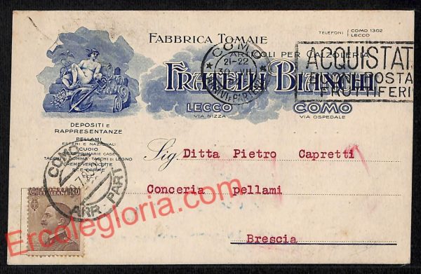 ag5942 - CARTOLINA D'EPOCA - Lecco Città - Fratelli Bianchi