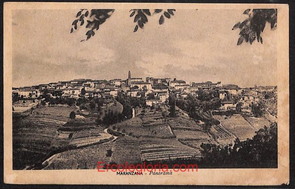 ae0693 - CARTOLINA  D'EPOCA - Asti Provincia - Maranzana