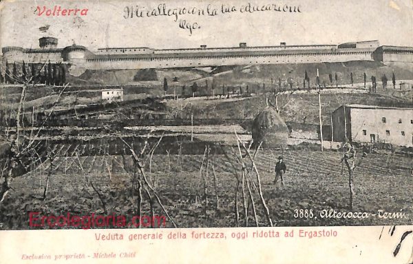 ad7250 - CARTOLINA D'EPOCA - Pisa Provincia - Volterra  1904