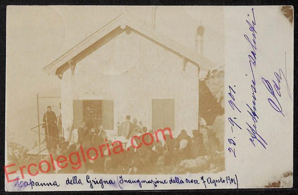 ag5944 - CARTOLINA D'EPOCA - Lecco Città  - Vera foto  1901
