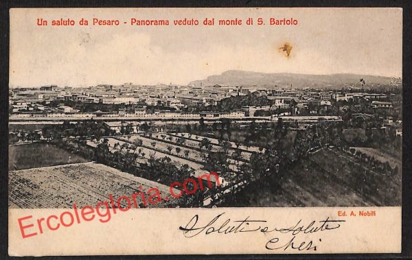 ah6436 - CARTOLINE  D'EPOCA - Pesaro Città - Panorama