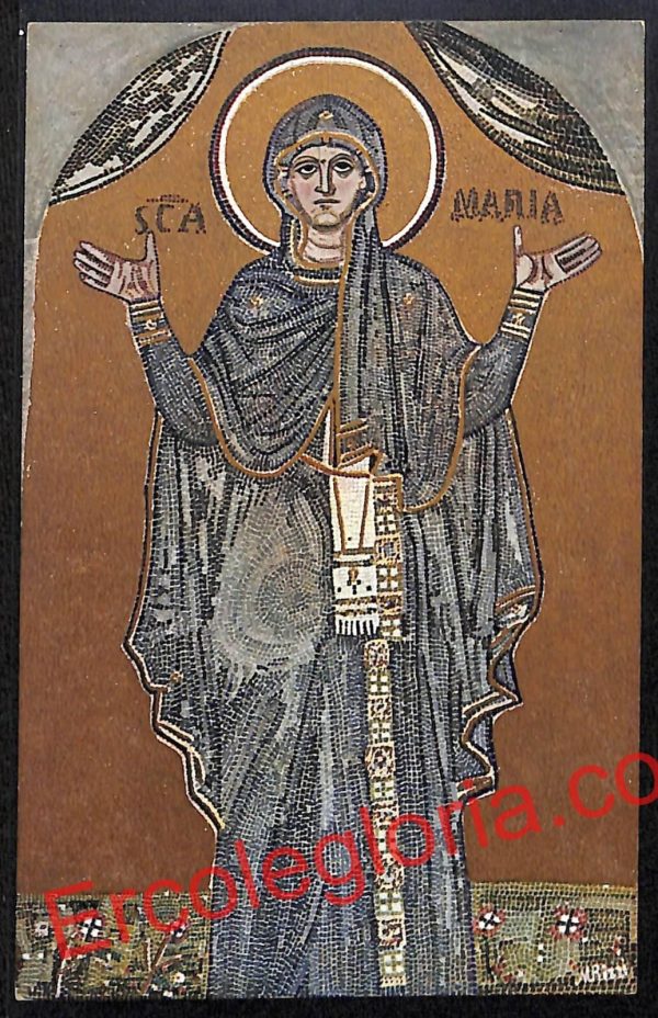 ah9144 - CARTOLINA D'EPOCA - Ravenna Città - Mosaico nel Palazzo Arcivescovile