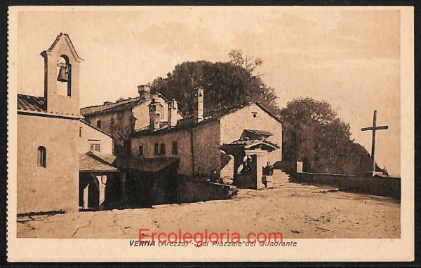 ae0537 - CARTOLINA  D'EPOCA - Arezzo Provincia - Verna