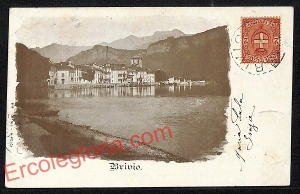 ag5948 - CARTOLINA D'EPOCA - Lecco Provincia - Brivio