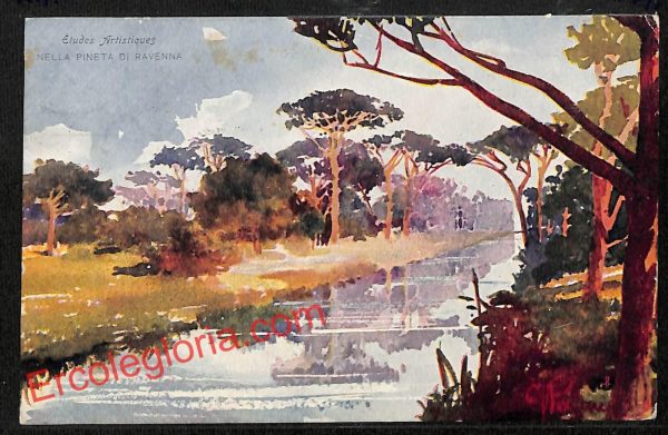 ah9152 - CARTOLINA D'EPOCA - Ravenna Città - Studi Artistici