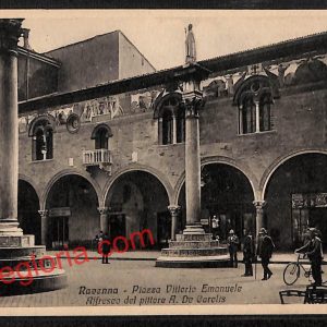 ah9155 - CARTOLINA D'EPOCA - Ravenna Città - Piazza Vittorio Emanuele