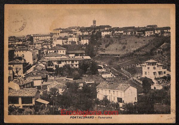 ae0696 - CARTOLINA  D'EPOCA - Asti Provincia - Portacomaro  1950