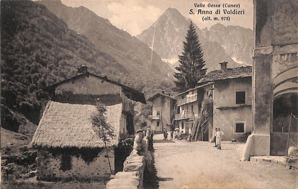 ab4516  -  CARTOLINA  D'EPOCA -  Cuneo Provincia - VALLE GESSO