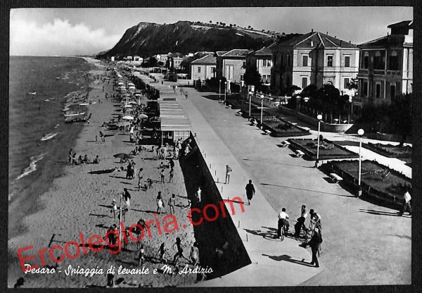 ah6439 - CARTOLINE  D'EPOCA - Pesaro Città - Spiaggia di Levante