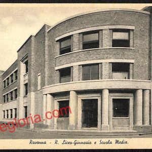 ah9161 - CARTOLINA D'EPOCA - Ravenna Città - R. Liceo - Ginnasio e Scuola Media