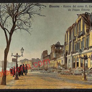 ag8465 - CARTOLINA D'EPOCA - Messina Città - Piazza Vittoria