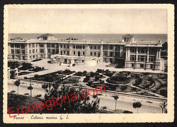ah6445 - CARTOLINE  D'EPOCA - Pesaro Città - Colonia Marina