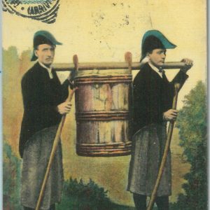 85741 - CARTOLINA d'Epoca -  MANTOVA città - COSTUMI: Brentatori !  1900