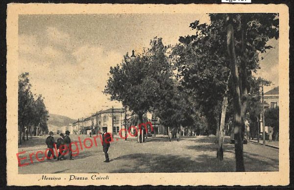 ag8467 - CARTOLINA D'EPOCA - Messina Città - Piazza Cairoli