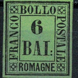 P2968 D - ROMAGNA, SASS NR. 7 NUOVO TL, POSSIBILE MARGINE DI FOGLIO SUPERIORE