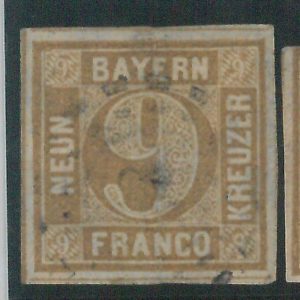 77973a - GERMANY Altdeutschland  Bayern - STAMP: Michel # 11 - USED