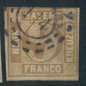 77973b - GERMANY Altdeutschland  Bayern - STAMP: Michel # 11 - USED