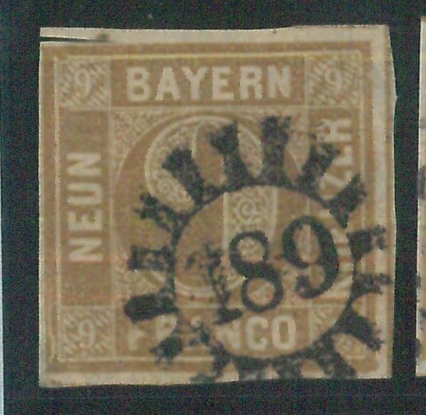 77973c  - GERMANY Altdeutschland  Bayern - STAMP: Michel # 11 - USED