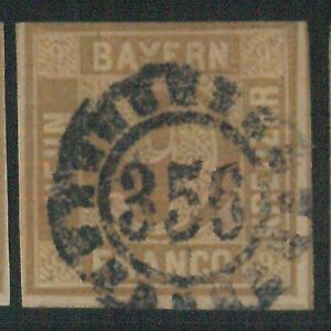 77974c  - GERMANY Altdeutschland   Bayern - STAMP: Michel # 11 - USED