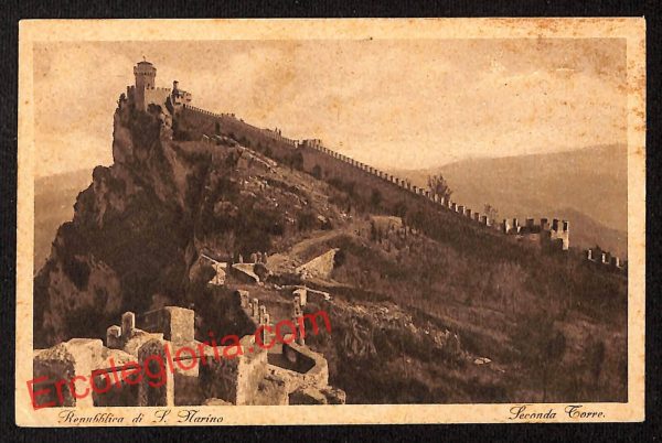 ai4818 - CARTOLINA D'EPOCA - San Marino Città - Seconda Torre
