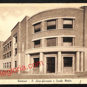 ah9169 - CARTOLINA D'EPOCA - Ravenna Città -R. Liceo - Ginnasio