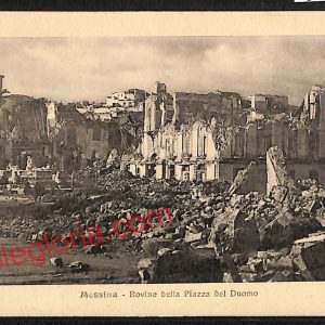 ag8468 - CARTOLINA D'EPOCA - Messina Città -Piazza del Duomo