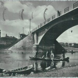 85747  - CARTOLINA d'Epoca -  MANTOVA città -  Ponte S. Giorgio 1957