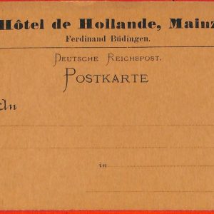 aa7733 - Ansichtskarten VINTAGE  POSTCARD: GERMANY Deutschland -  MAINZ Hotel