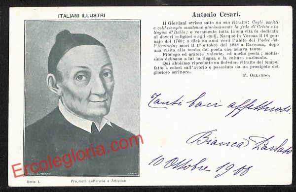 ah9171 - CARTOLINA D'EPOCA - Ravenna Città - Antonio Cesari