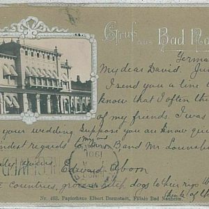33507  - Ansichtskarten  VINTAGE POSTCARD - Deutschland - GRUSS AUS  Bad Nauheim