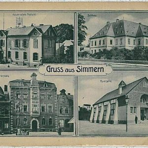 33412 - Ansichtskarten VINTAGE POSTCARD - Deutschland  - GRUSS AUS Simmern