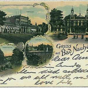 33509  - Ansichtskarten  VINTAGE POSTCARD - Deutschland - GRUSS AUS  Bad Nauheim