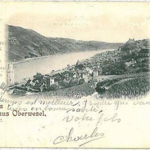 00355  - Ansichtskarten  POSTCARD - Deutschland GERMANY - GRUSS AUS Oberwesel