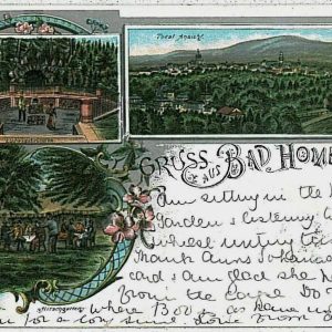 33500  - Ansichtskarten  POSTCARD - Deutschland  -  GRUSS AUS  Bad Homburg 1900