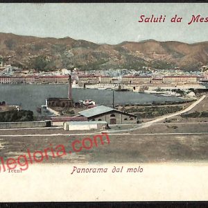ag8469 - CARTOLINA D'EPOCA - Messina Città - Panorama