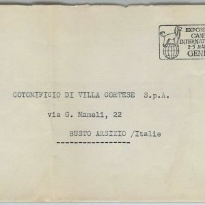 big018 - SWITZERLAND - Postal History - Postmark on COVER: CANINE EXPO Dogs 1959