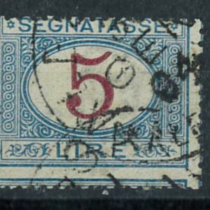 P3311C - ITALIA REGNO, 1903, SEGNATASSE 30 BB (SUGGERITO) VARIETÀ NON CATALOGATA