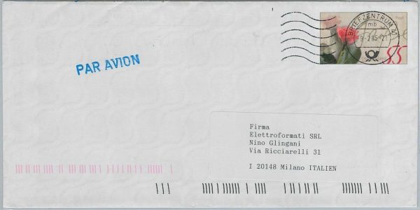 big010 - GERMANY - Postal History - private STATIONERY COVER  2005 Flowers ROSES