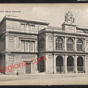 ag8470 - CARTOLINA D'EPOCA - Messina Città - Teatro Vittorio Emanuele