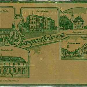 27964 - Ansichtskarten POSTCARD - Germany Deutschland - GRUSS AUS Lampertheim