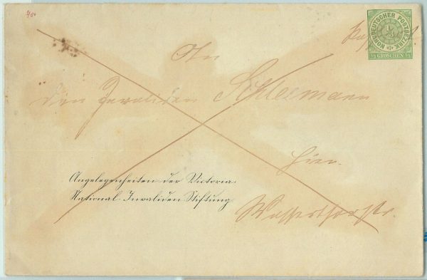 67641 - GERMANY: Nordeutscher - Postal History -  STATIONERY COVER - Borek  1