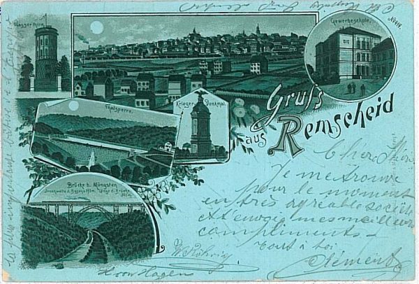 27971 - Ansichtskarten POSTCARD - Germany Deutschland - GRUSS AUS Remscheid