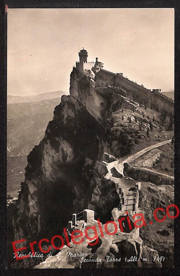 ai4824 - CARTOLINA D'EPOCA - San Marino Città - Seconda Torre