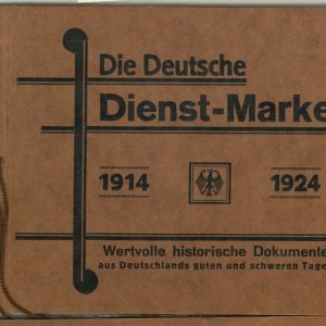61155 -  GERMANY  -  HYPERINFLATION of WEIMAR REPPUBLIC stamps in two BOOKLETS