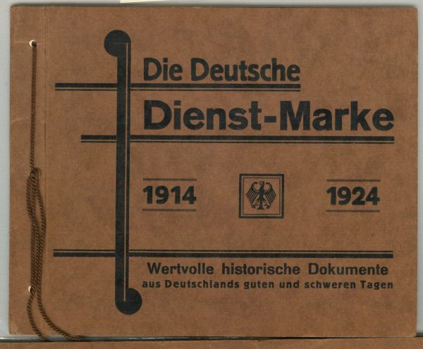 61155 -  GERMANY  -  HYPERINFLATION of WEIMAR REPPUBLIC stamps in two BOOKLETS