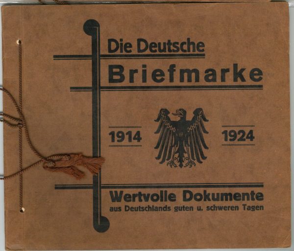 61155 -  GERMANY  -  HYPERINFLATION of WEIMAR REPPUBLIC stamps in two BOOKLETS - immagine 2