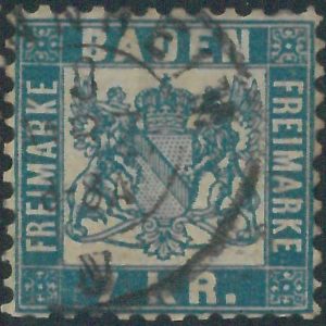 77947g -  GERMANY Baden -  STAMP:  Michel  #  29 -   USED very nice