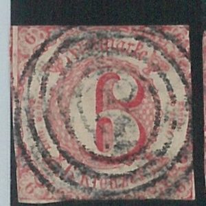 78255a  - GERMANY Thurn und Taxis -  STAMP:  Michel  # 22  -  USED