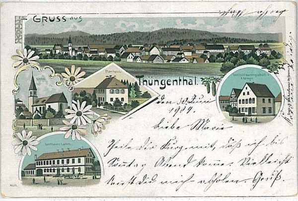 27975 - Ansichtskarten POSTCARD - Germany Deutschland - GRUSS AUS Thüngenthal